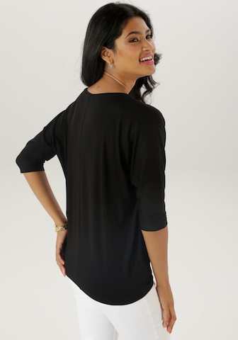 Aniston SELECTED Shirt in Black