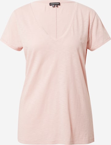 T-shirt Superdry en rose : devant