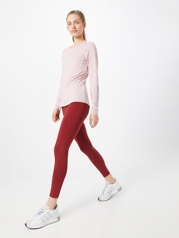 Girlfriend Collective Skinny Športne hlače 'LUXE' | rdeča barva