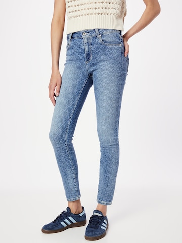 MUSTANG Skinny Jeans 'Shelby' in Blauw: voorkant