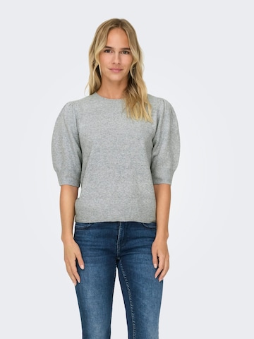 ONLY Sweater 'Rica' in Grey: front