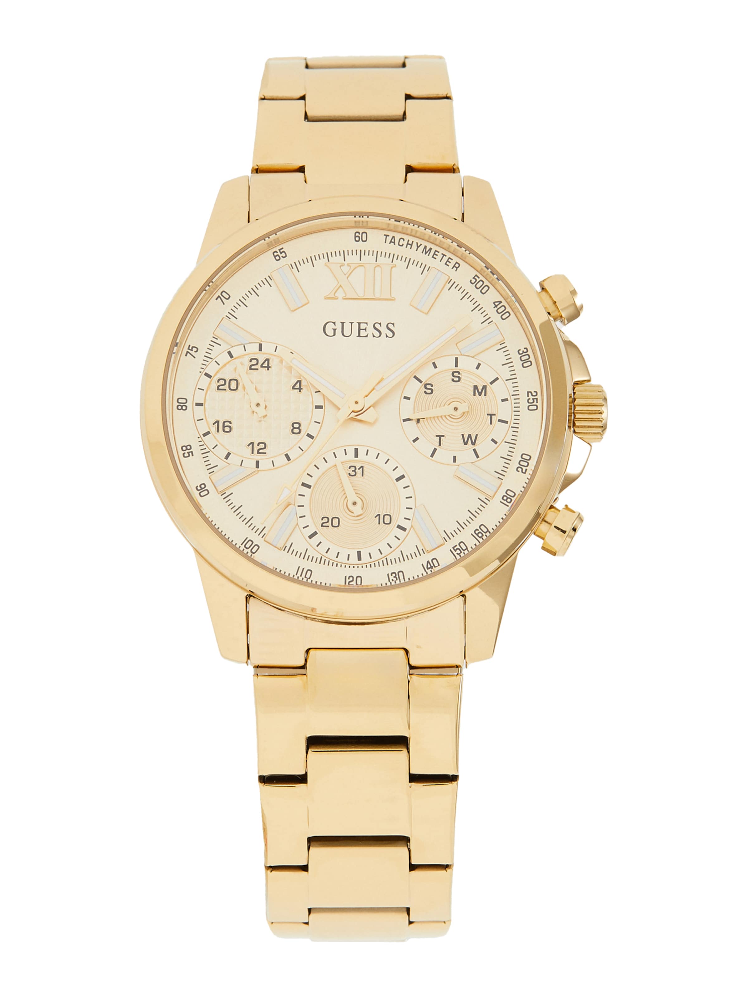 GUESS Αναλογικό ρολόι 'Bailey' σε χρυσό, Άποψη προϊόντος