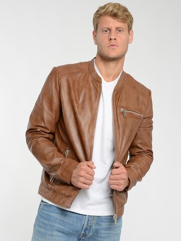 Maze Between-Season Jacket in Brown: front