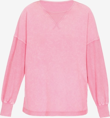 Sweat-shirt MUTHA en rose : devant