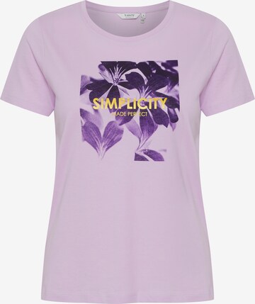 b.young Shirt 'BYSANLA LEAF' in Purple: front