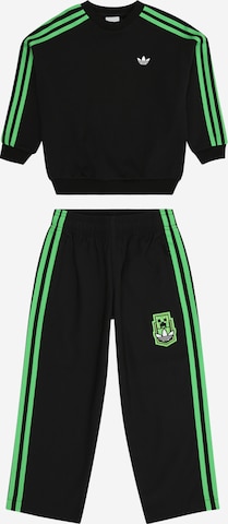 juoda ADIDAS ORIGINALS Treningas 'Minecraft Crew Set': priekis