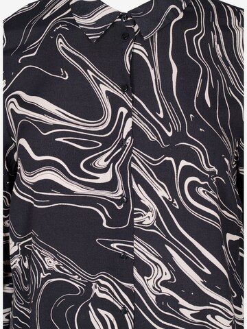 Zizzi Dolga srajca 'Kea' | črna barva