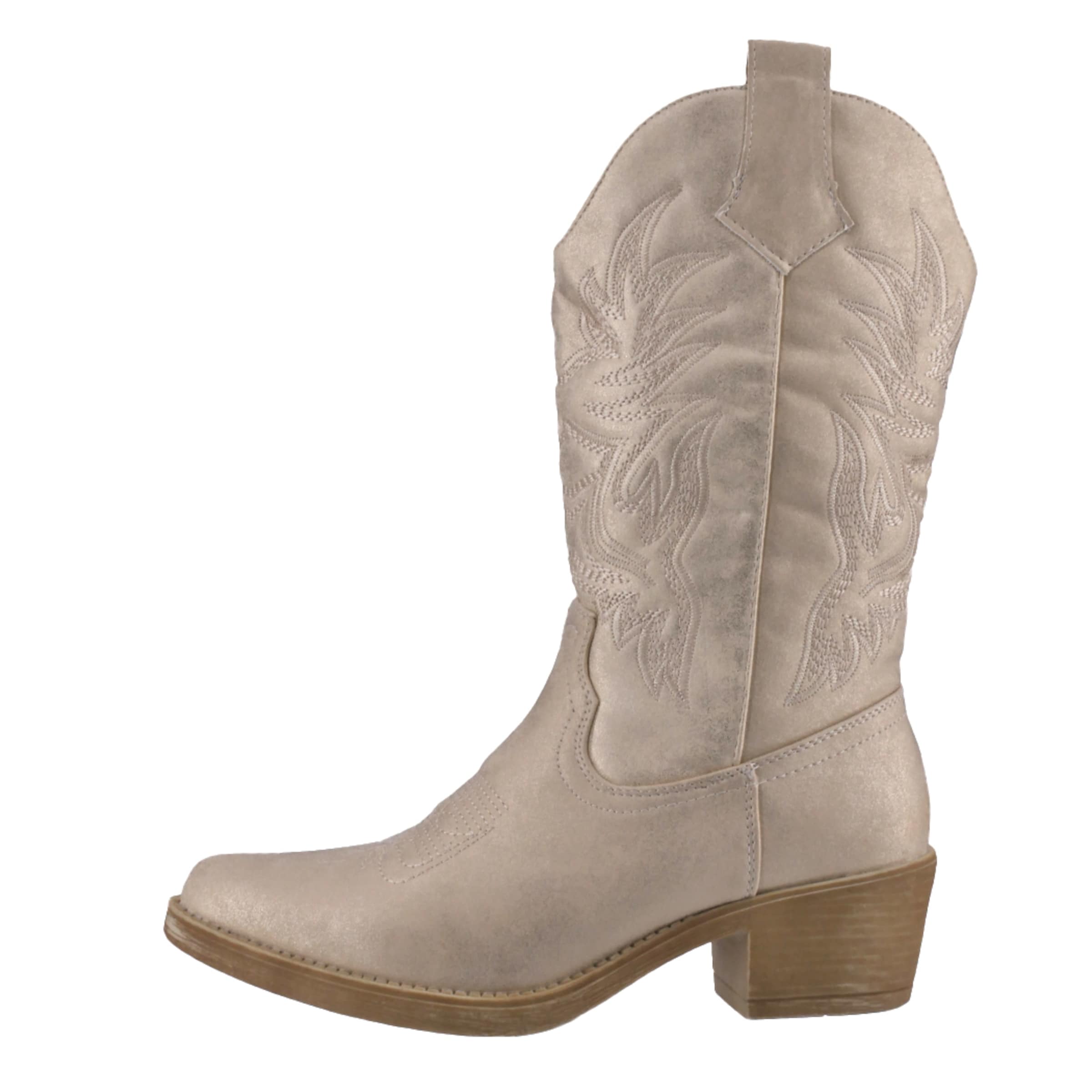 Elara Cowboylaarzen in Goud