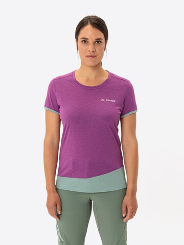 VAUDE Performance shirt 'Sveit' in Purple: front