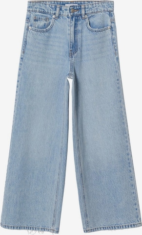 MANGO TEEN Wide leg Jeans in Blue: front