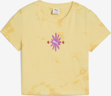 T-shirt 'Ess' PUMA en jaune : devant