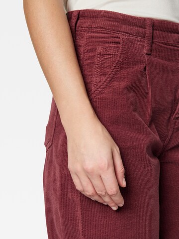 Mavi Tapered Jeans 'LAURA' in Rot