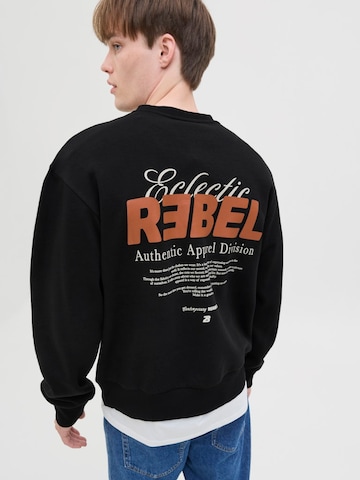 JJ Rebel Sweatshirt 'JREBJIM' in Black: front