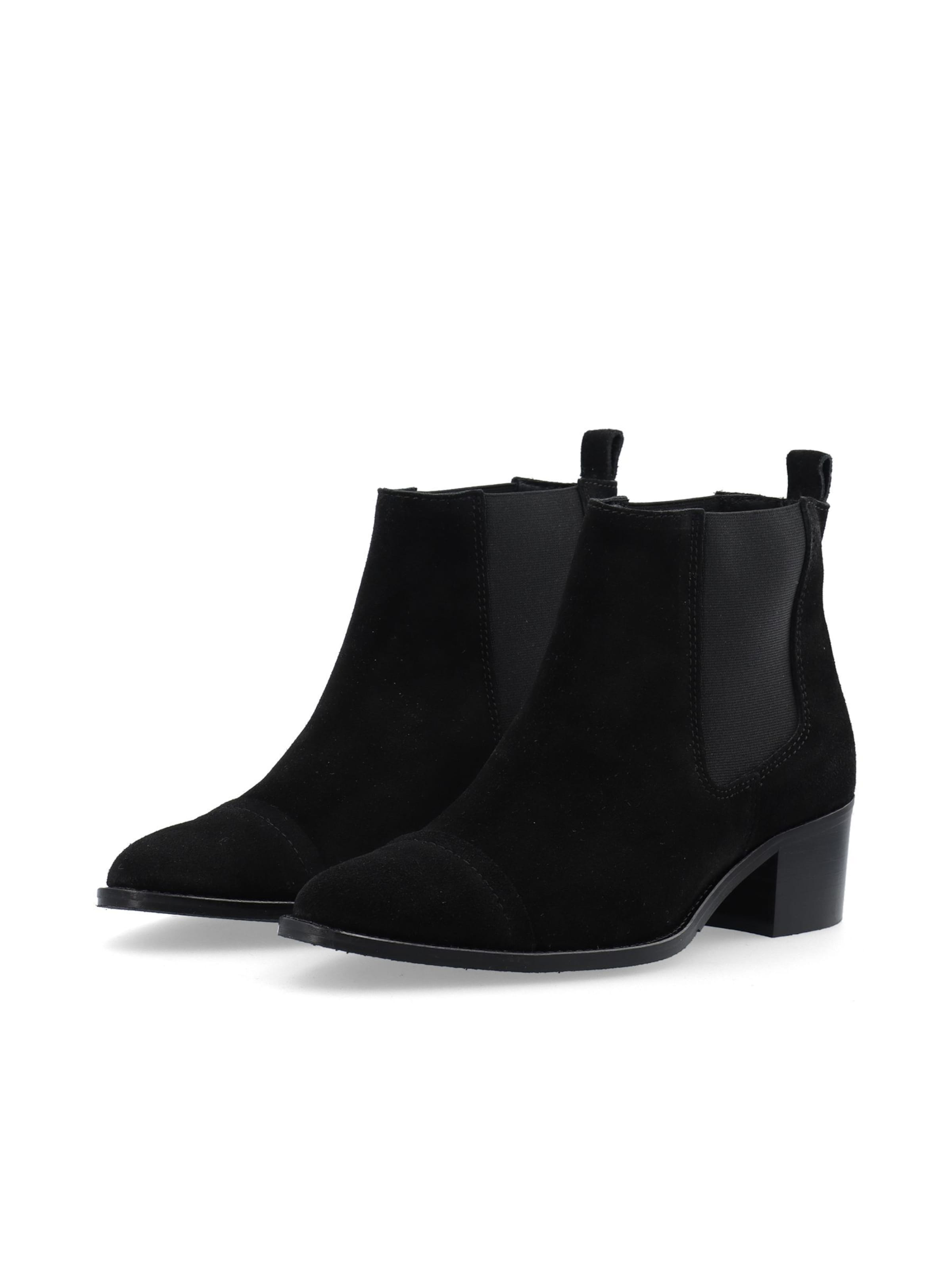 Chelsea Boots 'Carol' Bianco en noir