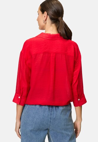 zero Blouse in Rood