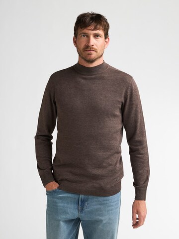 PETROL INDUSTRIES MEN Sweater in Brown: front