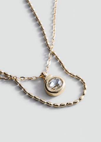 MANGO Halsband 'SILVIA' i guld