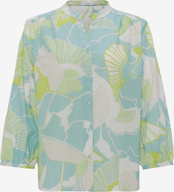 OPUS Blouse 'Faomi' in Groen: voorkant