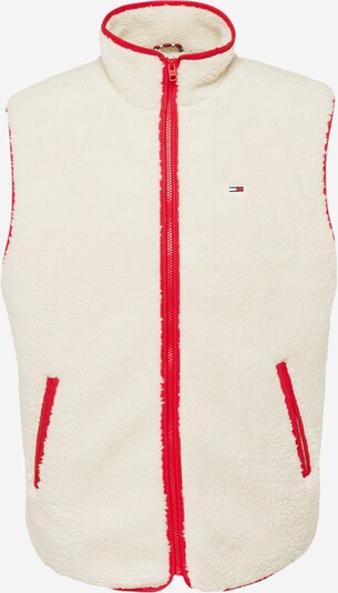 Tommy Jeans Gilet en rouge / blanc, Vue avec produit