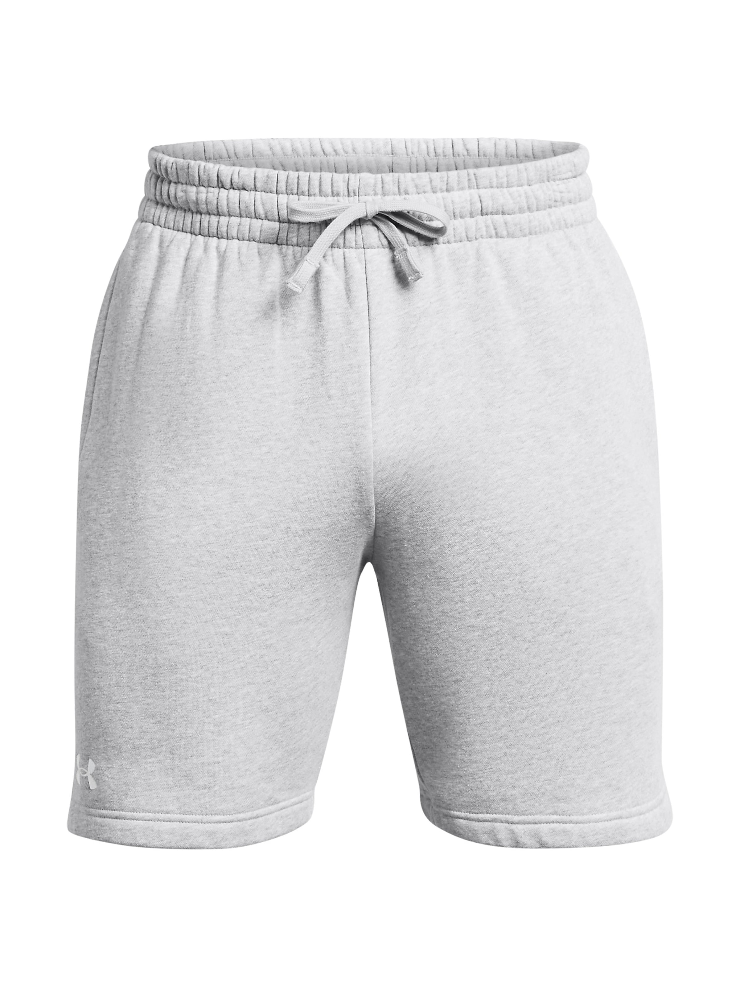 UNDER ARMOUR Workout Pants in Grey: front