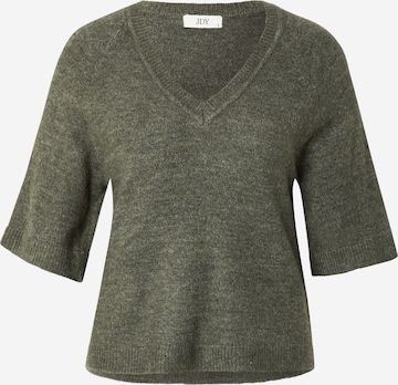 JDY Tröja 'JDYELANORA' i grön: framsida