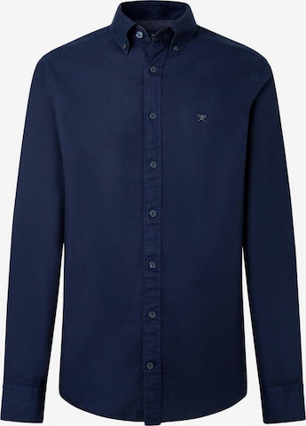 Camicia di Hackett London in blu: frontale