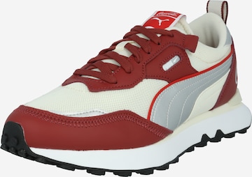 PUMA - Zapatillas deportivas bajas en rojo: frente