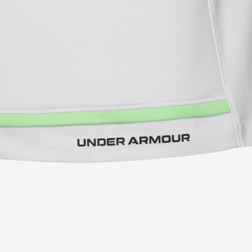 T-Shirt fonctionnel 'Accelerate Premier' UNDER ARMOUR en blanc