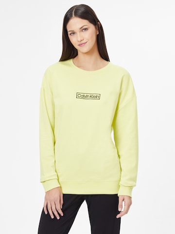 Calvin Klein Underwear Sweatshirt in Yellow: front