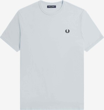 T-Shirt Fred Perry en bleu : devant