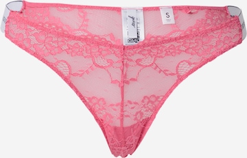 String 'BELLE' GUESS en rose : devant