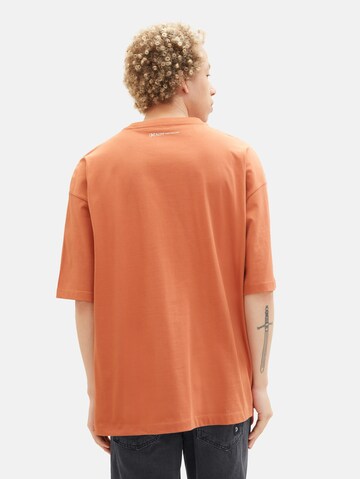 TOM TAILOR DENIM T-Shirt in Braun