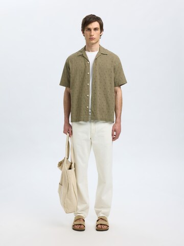 SELECTED Comfort fit Overhemd in Groen