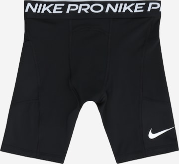 NIKE Skinny Sportsbukser 'Pro' i sort: forside