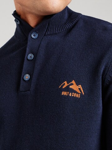 Only & Sons - Jersey 'ONSREES' en azul