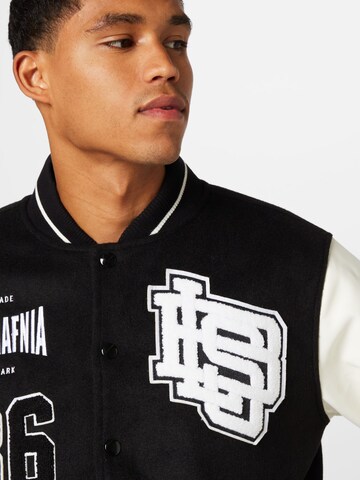 BLS HAFNIA - Chaqueta de entretiempo 'Varsity Letterman' en negro