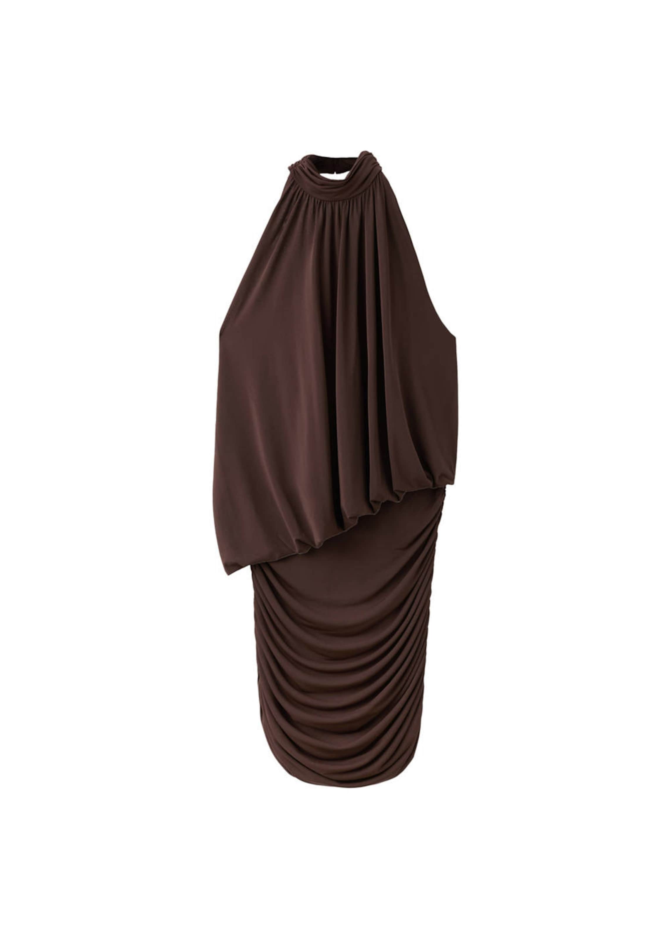 MANGO Kleid 'Rocio' in Braun: Vorderseite