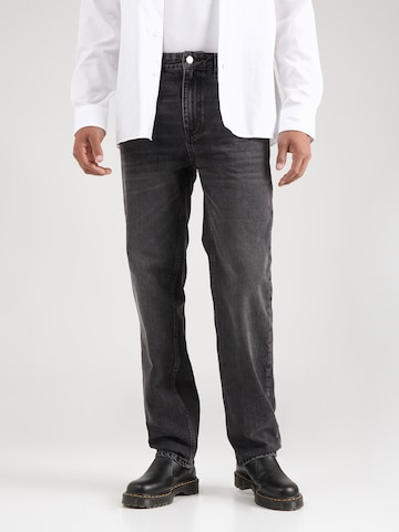 Guido Maria Kretschmer Men Tapered Jeans 'Mailo' in Grijs: voorkant