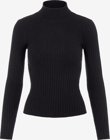 Pullover 'Crista' di PIECES in nero: frontale