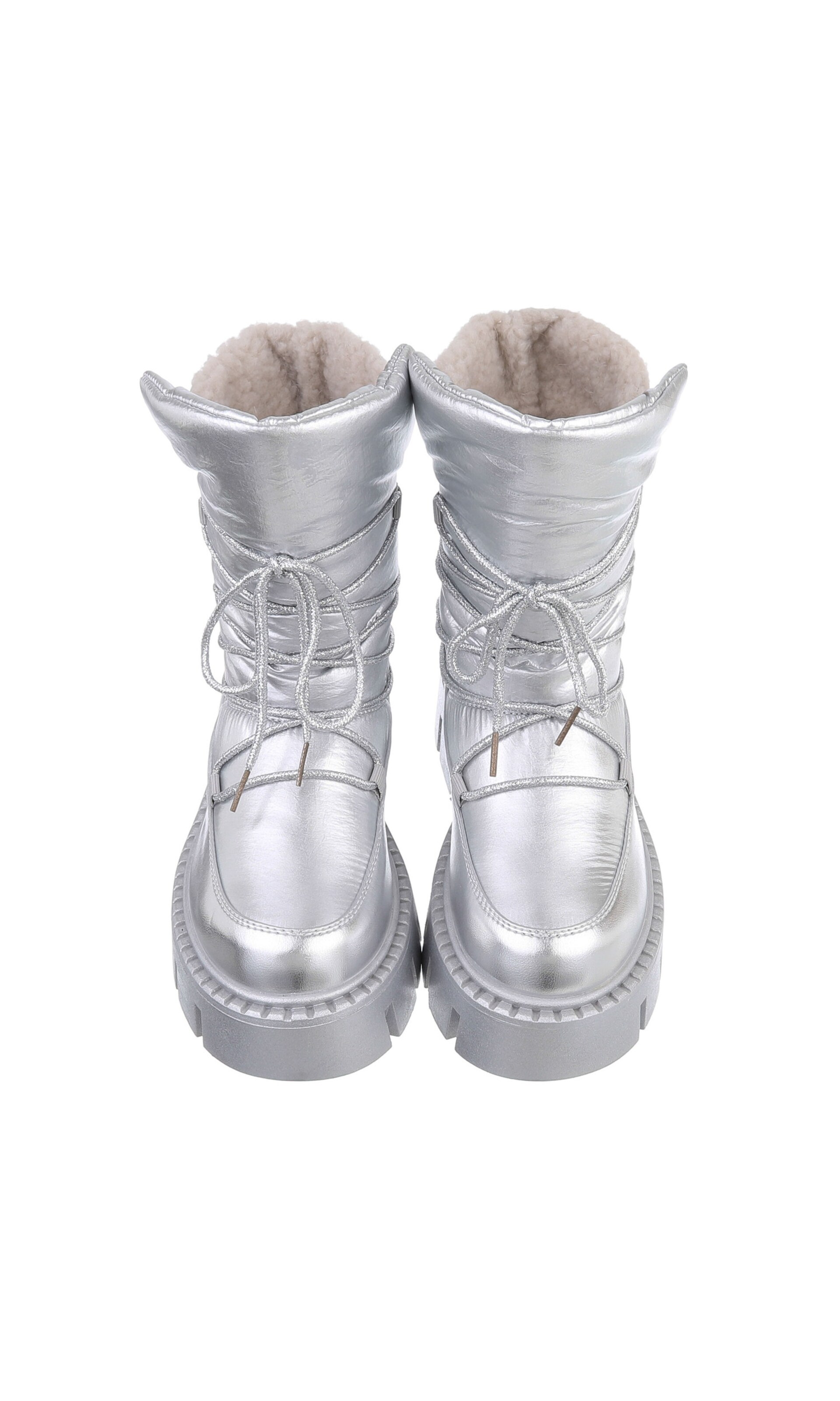 Ital-Design Snowboots in Silber