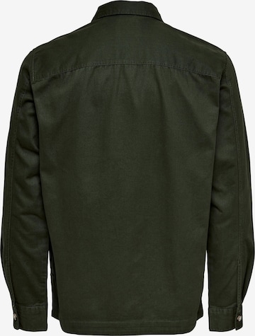 Veste mi-saison 'Ilvio' Only & Sons en vert