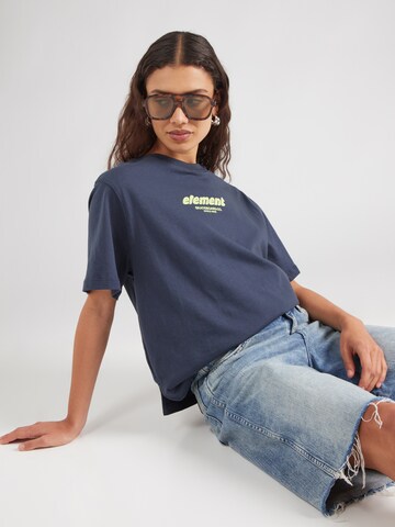 ELEMENT - Camiseta 'VELVET' en azul: frente