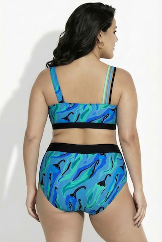 Ulla Popken Bustier Wäsche-Sets in Blau