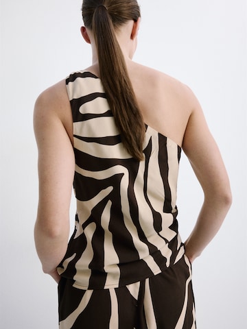 MANGO Top 'CUCA' in Brown