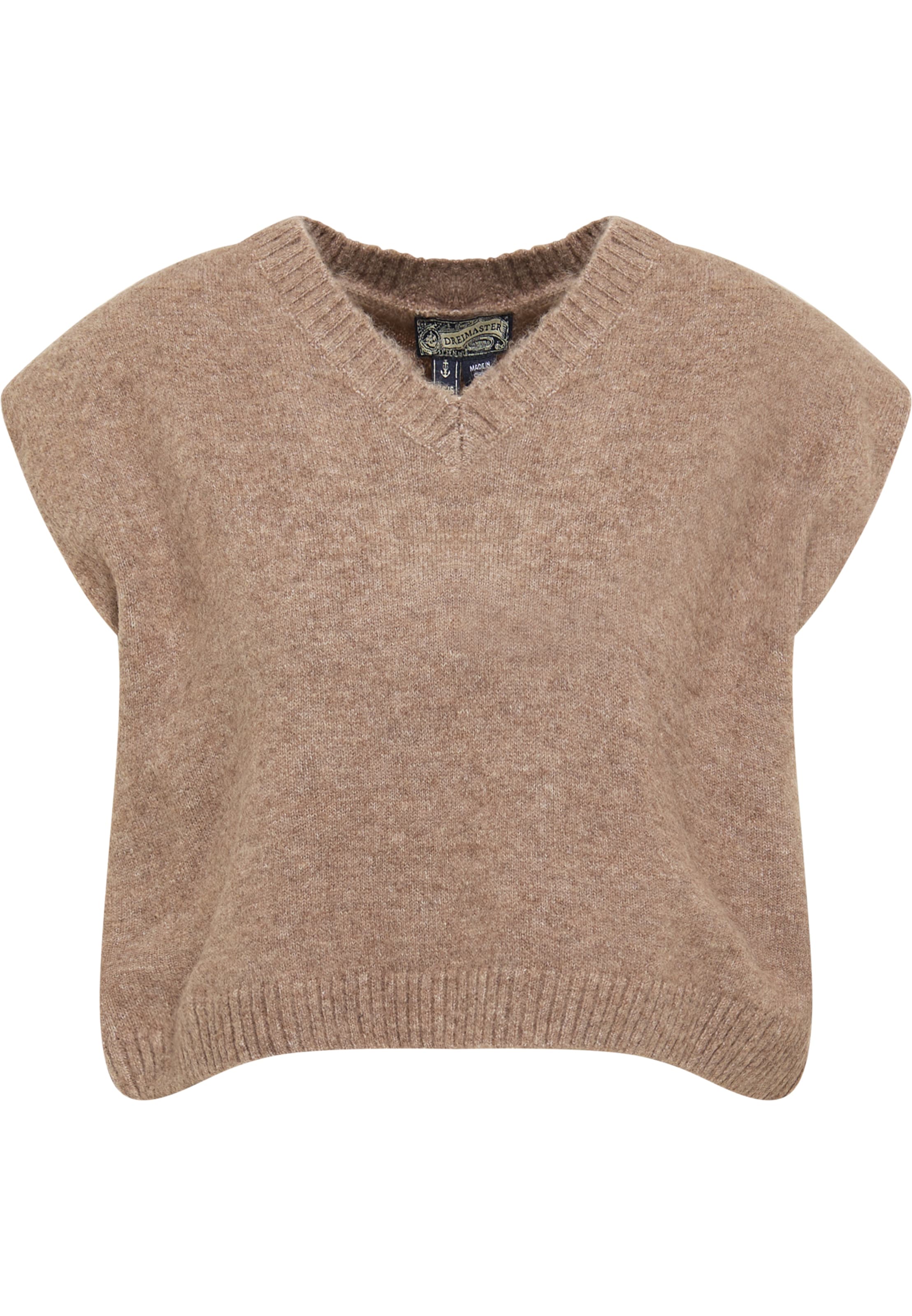 Frauen Pullover & Strick DreiMaster Vintage Pullover in Mokka - RB88100 Frauen Pullover & Strick DreiMaster Vintage Pullover in Mokka - RB88100