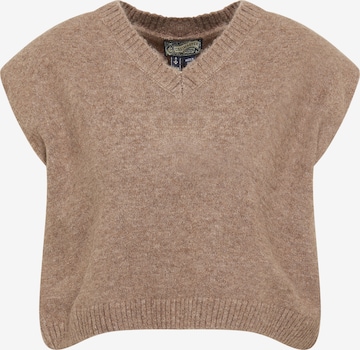 DreiMaster Vintage Sweater in Brown: front