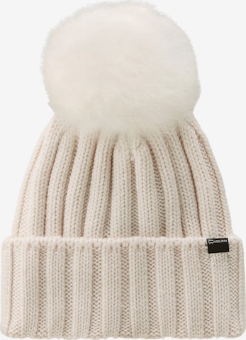 Bonnet Woolrich en blanc : devant
