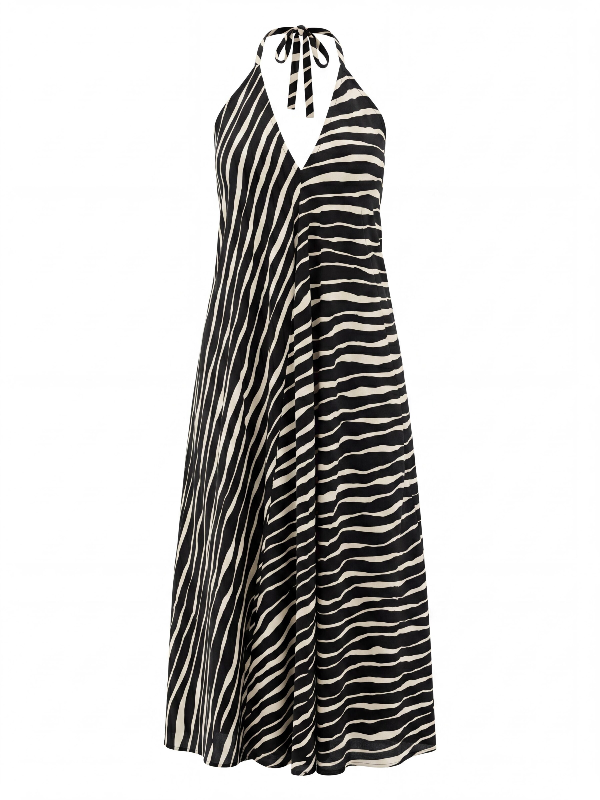 Shop Karey Summer dress 'Jungle Bloom' in Black: front