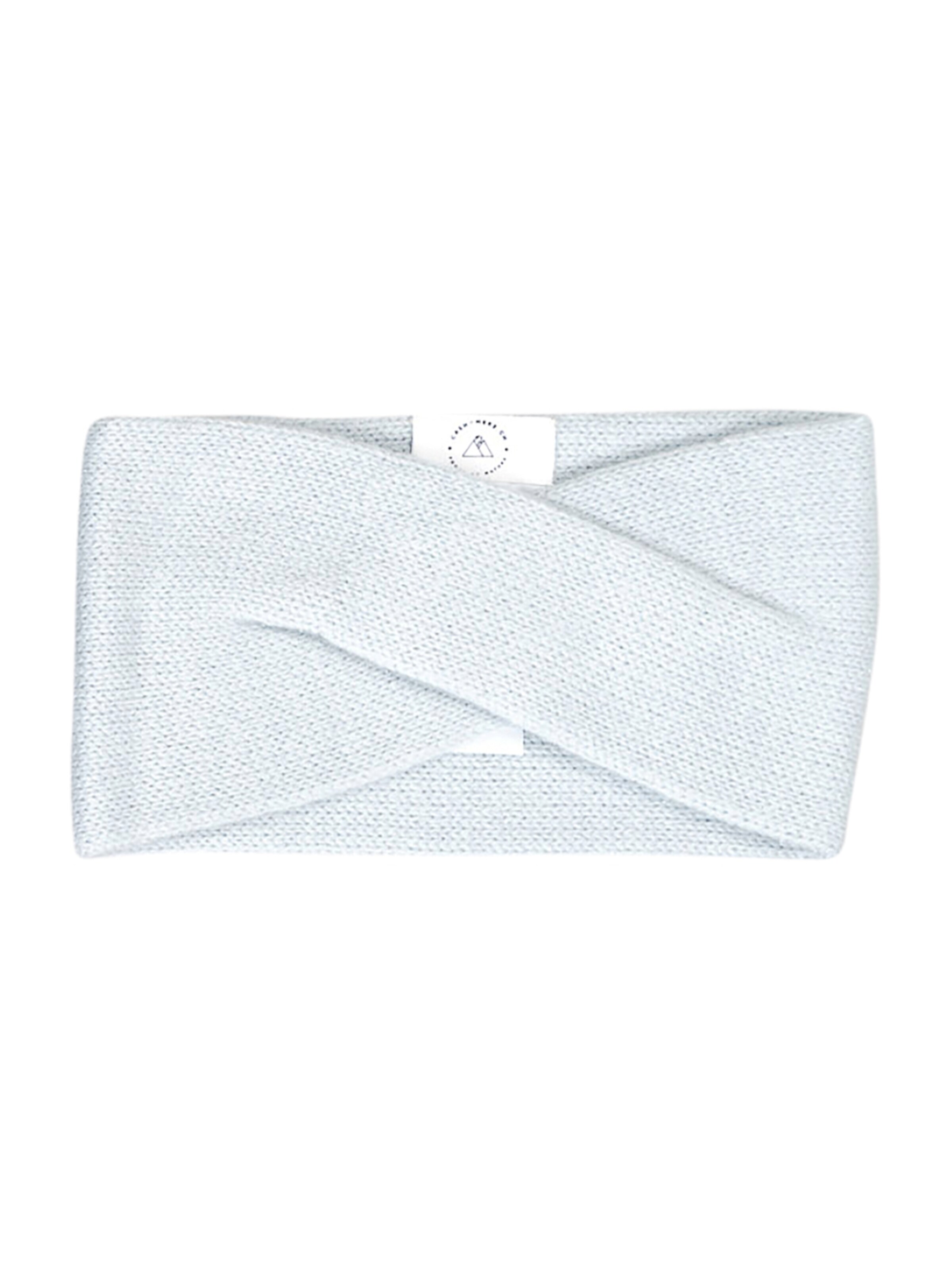 Fascia per la testa di CASH-MERE.CH in blu: frontale