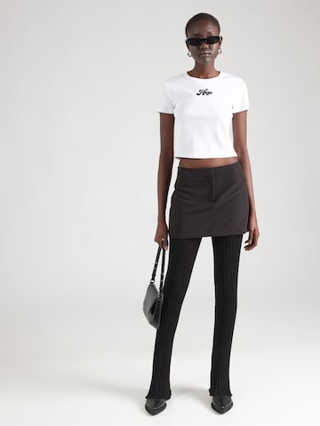 HUGO - Camiseta 'Delanor_2' en blanco
